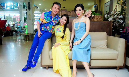 Phạm Hương rạng rỡ hội ngộ Mr. Đàm ...